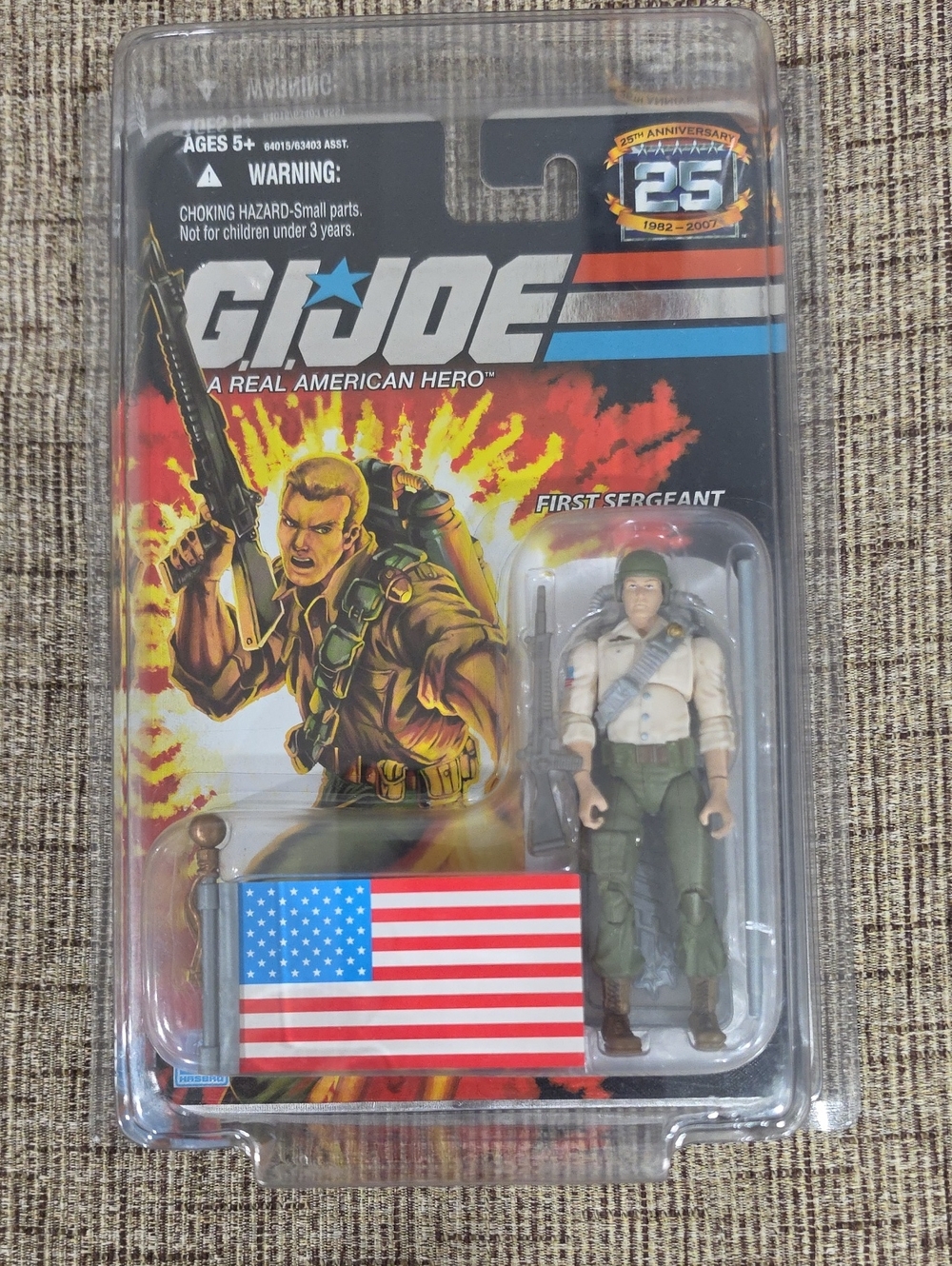 GI JOE First Sergeant DUKE Action Figure – Green & White